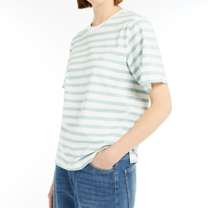 Novedad de verano 2025, Camiseta holgada de manga corta con estampado a la moda para mujer, camiseta de talla grande con servicio OEM al por mayor - Product Image 2