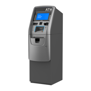 Distributeur de billets ATM sécurisé Android en métal pour le commerce de détail, avec lecteur de cartes, clavier, système de cryptage et écran LCD 10,1 pouces, sur pied - Product Image 1