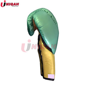 Diseño personalizado Guantes de boxeo profesionales Cuero transpirable Cómodo Correa de muñeca ajustable Antideslizante Profesional de fábrica - Product Image 3