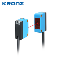 KRONZ Sensor fotolistrik kubik lampu LED 50mm-15m Sensor jarak jauh fotoelektrik lampu gelap menyala