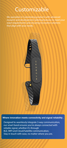 Bracelet de santé intelligent étanche pour hommes Bracelet de bande de fréquence cardiaque sans écran en mode sport - Product Image 5