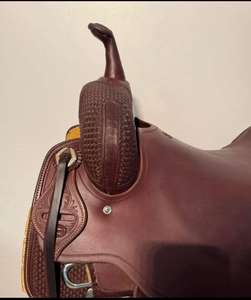 Sillín de doma Premium para caballo, paseo cómodo en rancho, granja, sendero al aire libre y entrenamiento, costuras fuertes - Product Image 4