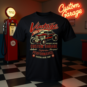 Camiseta promocional clásica vintage Hot Rod T-Bucket de los años 30, 40 y 50 de 1957 - Product Image 3