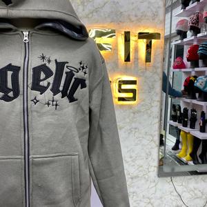 Vente chaude Logo personnalisé Sweat à capuche zippé le plus demandé Puff Imprimé Fabriqué en usine Prix bon marché Hoodies Hommes Sweats à capuche pour hommes - Product Image 5