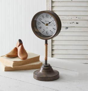 Reloj de Metal de mesa, superventas, reloj decorativo de mesa redonda, diseño moderno, reloj con acabado plateado, reloj de mesa Vintage - Product Image 3