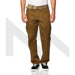 Pantalones Cargo tácticos deportivos de alta calidad para hombre, Pantalones rectos sólidos con logotipo personalizado, transpirables, multibolsillos, ligeros, lavado oscuro - Product Image 1
