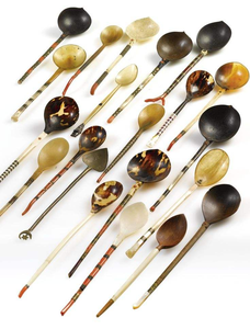 Cuchara de Cuerno de Búfalo Natural Pulido a Espejo, Estilo Animal Único, Diseño Exclusivo para Mesas de Restaurante, Regalos Empresariales - Product Image 4