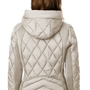 Veste matelassée camouflage unisexe verte personnalisée pour l'hiver Vente en gros Manteau en ouate de polyester 750FP - Product Image 4