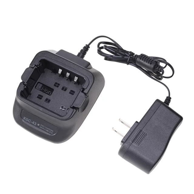 KSC-43 Handheld Rapid Charger for Radios Li-ion Batteries KNB-29N KNB-45L KNB-53N KNB-63L KNB-65L KNB-69L IPX-1 Water
