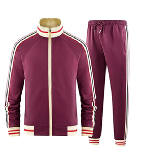 Men Track <b>Suits</b> Sets Long Sleeve Full-zip Sweatsuit Active Jackets and <b>Pants</b> 2 Piece Outfits - Product Image 6