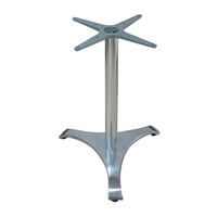 Pied de table en aluminium moulé brillant, socle de table robuste pour café, restaurant, mobilier commercial extérieur
