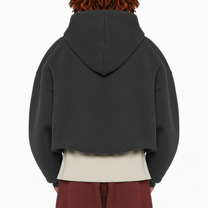 Vente chaude Automne couleur unie sweat à capuche à manches longues pour homme avec couleur et tailles personnalisées - Product Image 2