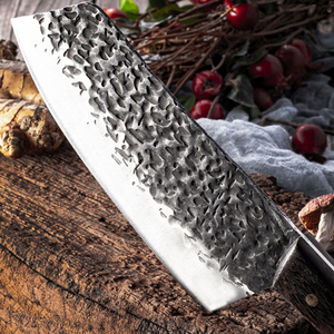 Cuchillo de Chef de 6,7 pulgadas forjado profesional ODM personalizado de la mejor calidad, cuchillos de cocina de acero inoxidable con mango de madera para rebanar - Product Image 5