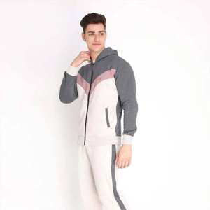 Chándal de invierno de la mejor calidad, cómodo, transpirable, ajustado, con cremallera completa, logotipo personalizado, conjuntos de tacto suave y natural de algodón/poliéster - Product Image 5