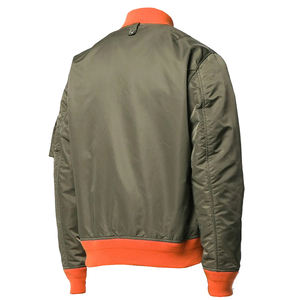 Chaqueta Bomber Personalizable para Hombre en Color Sólido, Material 100% Nailon, Chaquetas Bomber para Hombre de Alta Calidad - Product Image 6
