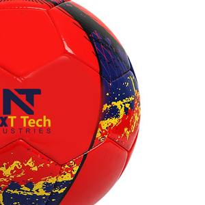Balón de entrenamiento de fútbol de Next Tech Industries, material de PU para fines de entrenamiento con diseño personalizado y logotipo personalizado - Product Image 1