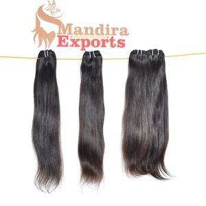 100% Remy meilleure qualité pur vierge noir naturel droit Temple vietnamien extensions de cheveux humains Style de cheveux indiens vague naturelle - Product Image 6