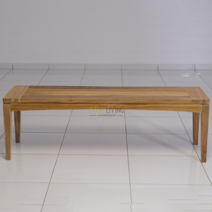 Solid <b>Wood</b> Three-Seat Patio <b>Bench</b> for Hotel and <b>Outdoor</b> Use Eco-Friendly Minimalist Design - Product Image 2
