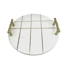 Bandeja de servicio de mármol de lujo, compota de frutas, galleta, caramelo de Chocolate, fecha del desierto, EID, hogar, boda, decoración de servir, cuenco - Product Image 6