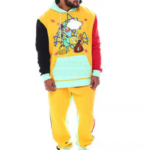 ชุดวอร์มพิมพ์ลายแบบสวมหัวขนาดใหญ่ชุดวิ่งออกกำลังกายขนาดพิเศษ - Product Image 1