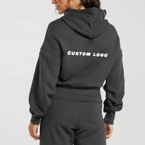 Nueva llegada logotipo personalizado señoras tarifa barata mejor calidad transpirable precio competitivo para las mujeres/100% chándal de algodón - Product Image 2