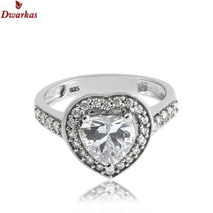 Luxury 925 Sterling Silver Half <b>Eternity</b> Band Trendy <b>Cubic</b> <b>Zirconia</b> Stone Wedding Engagement <b>Ring</b> for Women Classic for Parties - Product Image 3