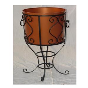 Bañera de acero inoxidable para bebidas, Enfriador de bebidas de fiesta, elegante, con recubrimiento de polvo blanco, acabado, grande - Product Image 6