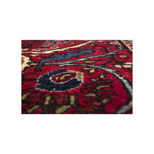 Alfombras de Lana Anudadas a Mano Aalam, Estilo Kilim con Medallón Rojo Naranja, para el Hogar, Rectangulares de 9x12, Abstractas, para Pasillo o Entrada -Paem-1373 - Product Image 3