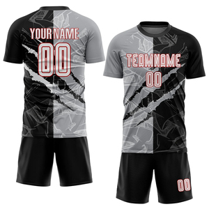 Vente en gros d'uniformes de football pour hommes personnalisés, uniformes d'équipe de maillot de football respirant avec impression par sublimation Offre Spéciale - Product Image 6