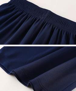 Conjunto de uniforme de equipo atlético 100% poliéster ligero transpirable elástico camiseta de fútbol y pantalones cortos - Product Image 5