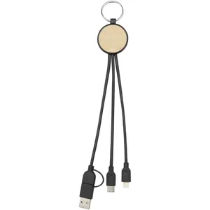 Câble de charge en bambou Tecta 6-en-1, gadgets durables, gestion des câbles et accessoires - Product Image 6