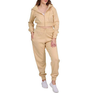 Chándal de invierno para hombre con capucha, estampado en serigrafía, antiolor, 100% algodón, cierre con cordón, forro polar cómodo, ropa deportiva para correr - Product Image 3