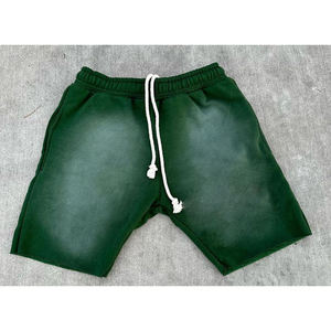 New Arrival Drawstring French Terry 100% Heavy Cotton <b>Shorts</b> Custom <b>Men's</b> Street Wear <b>Vintage</b> Acid Wash <b>Shorts</b> for <b>Men</b> - Product Image 2