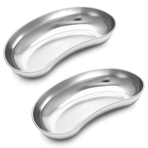 Plateau réniforme incurvé en acier inoxydable, dernier design, pour instruments médicaux - Product Image 6