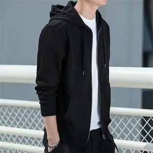 Veste à capuche doublée polaire pour hommes, manches longues, printemps-automne-hiver, vêtements d'extérieur sportifs décontractés, sweat-shirt coupe ample et confortable - Product Image 6