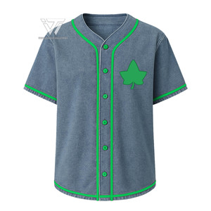 Vêtements de sororité grecs Iota Phi Lambda prêts à expédier maillot de Baseball en denim brodé gilet de Softball - Product Image 1