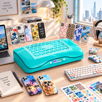 Machine d'impression de coques de téléphone portable en sublimation 3D pour les magasins de téléphonie mobile, coques personnalisées sur demande, prêtes à l'emploi