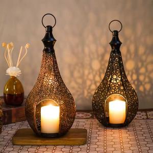 Elegante Farol Negro Perfecto para Decoración Festiva, Decoración de Hogar de Lujo, Hoteles, Restaurantes y Configuraciones de Fotografía, de la India - Product Image 4