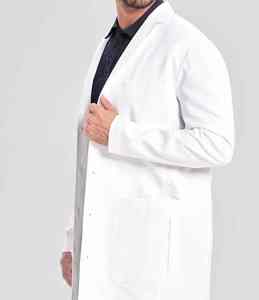 Uniforme médical de haute qualité, personnalisé, blanc, respirant, confortable, en coton et polyester, unisexe, blouse de laboratoire pour médecin - Product Image 5
