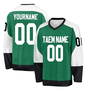 Camiseta de hockey sobre hielo personalizable para hombre, uniforme deportivo de entrenamiento de fábrica con bordado de nuevo diseño para entrenamiento de hockey - Product Image 1