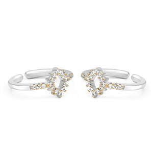 NOVAMART Fine Zarkan Fine <b>Toe</b> <b>Ring</b> the Golden Rangoli Silver Design Wholesale Export - Product Image 4