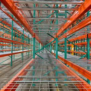 Sistema de estantería de marco de acero personalizable de altura ajustable Estante de paleta selectivo estándar americano para inventario de almacén - Product Image 2