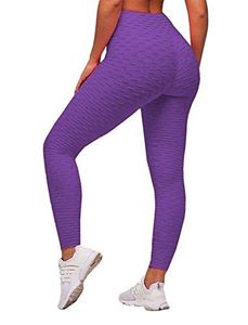 Women's Crossover Waist <b>Workout</b> <b>Leggings</b> Ankle Length High Waisted Athletic Gym Yoga <b>Pockets</b> Plaid Pattern Breathable Four-Way - Product Image 6
