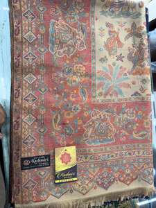 Winter's Best Quality Kanni <b>Pashmina</b> <b>Shawls</b> for Women Handwork Satin Winter Wedding India Festival Collection Direct India - Product Image 3