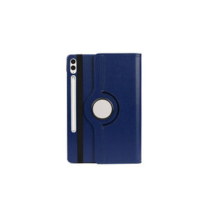 Étui rotatif Netzy Purple pour Galaxy Tab S9 FE Plus, design à trois volets, matériaux en PU, PC, cuir, silicone, plastique, iPhone - Product Image 4