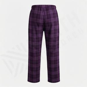 Pantalon en flanelle 100% coton personnalisé pour homme, pantalon décontracté de détente, pantalon de nuit léger, motif droit, doux et confortable - Product Image 2