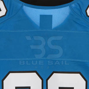 Camiseta de fútbol de alta durabilidad con costuras reforzadas y paneles Camiseta de fútbol americano para adultos - Product Image 4