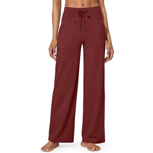 Pantalones de chándal de tela transpirable para mujer Proveedor OEM de ajuste personalizado con impresión de logotipo y opciones de ropa de etiqueta privada - Product Image 2