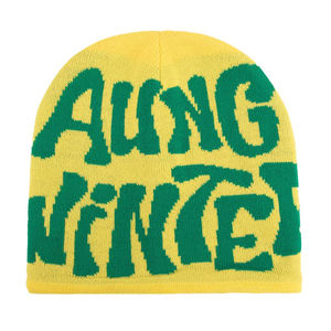 Gorros de punto acrílico, gorro de calavera de invierno, bordado personalizado, gorros cálidos de invierno, ropa de fiesta informal, gorros deportivos - Product Image 5