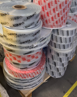 Sac en plastique à bouche plate imprimé sur mesure OEM, plusieurs tailles, accepte la conception personnalisée, sac d'emballage en polyéthylène pour usage industriel
